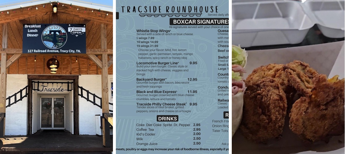 Tracside Menu